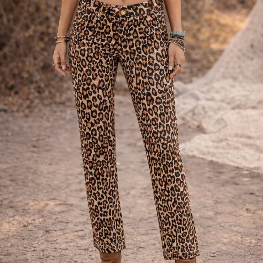 Kate Spade Broome Street Autumn Leopard Skinny Jean, Size 24 (XS)